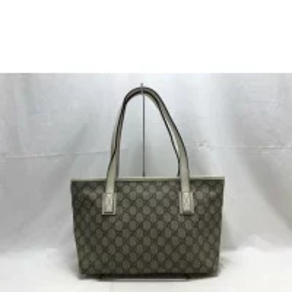 Gucci tote GG White leather Shoulder Bag Supreme